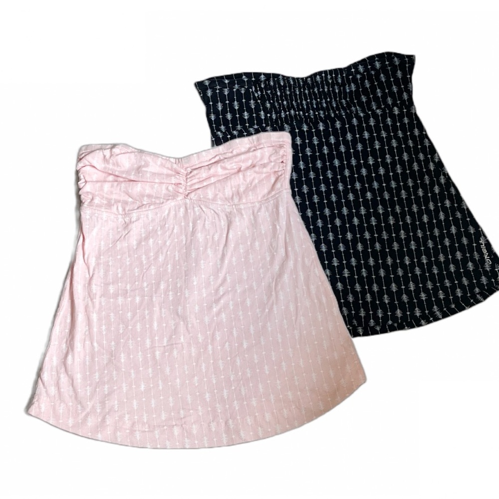 Bundle of O’Neill cotton strapless tops.